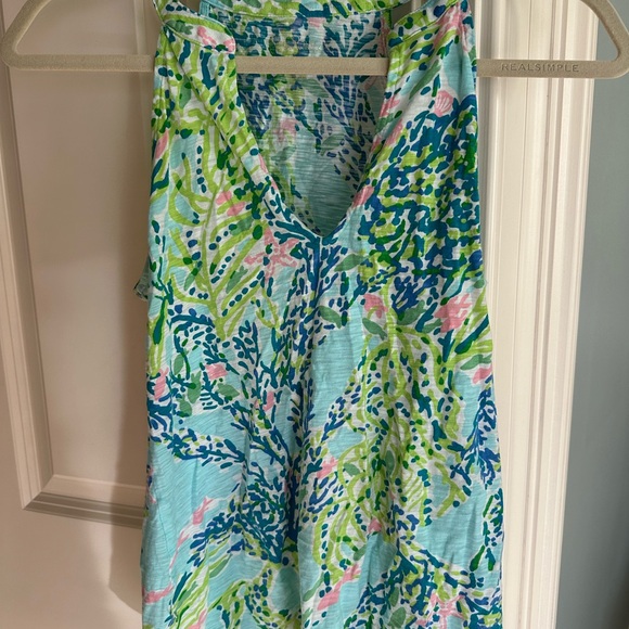 Lilly Pulitzer Arya tank Skye Blue Heaven - Picture 2 of 4